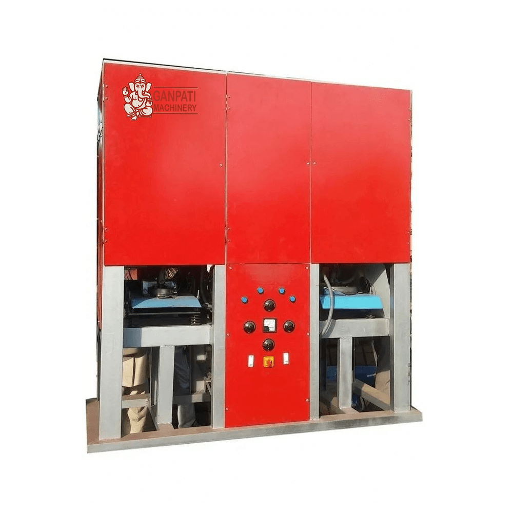 Partition Channel Machine Double Die Dona Paper Plate Machine